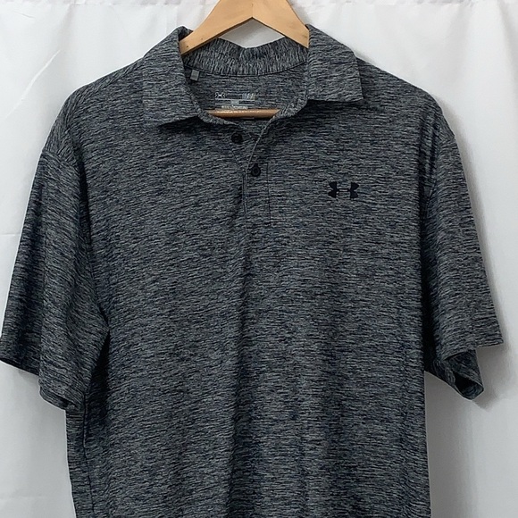 Men’s Under Armour Loose Fit Heat Gear Polo Size Large EUC - Picture 4 of 8